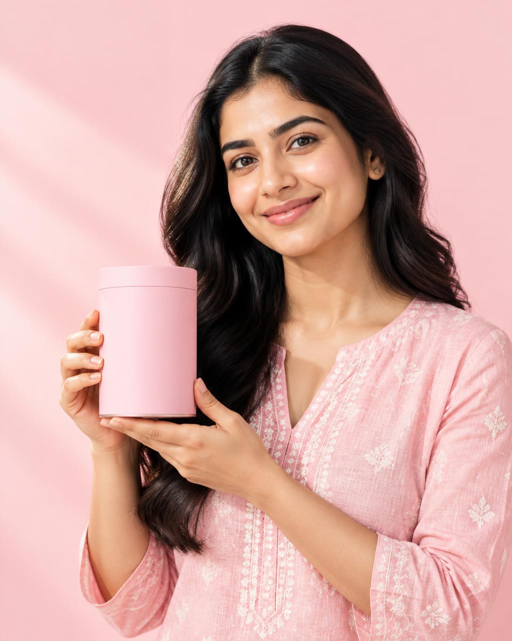 A bright everyday skincare and wellness moment